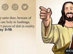 Beware of those who are holy in hashtags! Holy in Hashtags